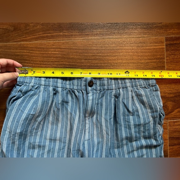 Linen-Blend Track Trousers in Stripe - Picture 7 of 8